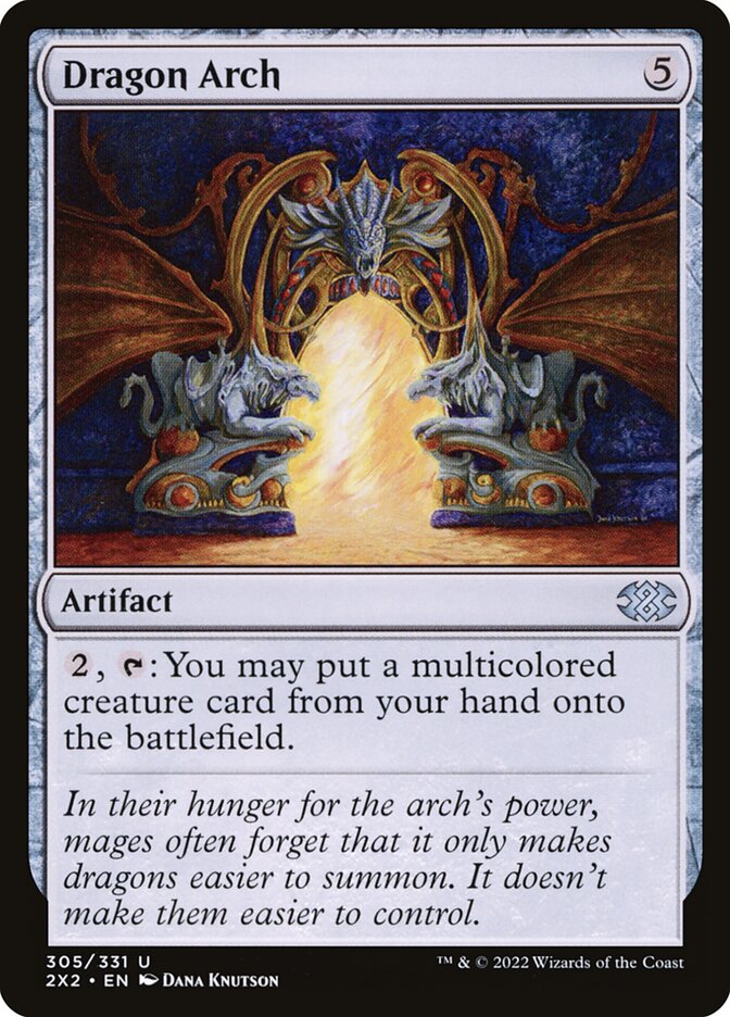 Dragon Arch 305 (Double Masters 2022)  - Foil | Good Games Adelaide SA