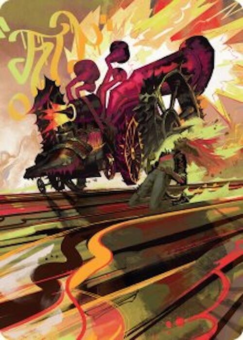 Rocketeer Boostbuggy Art Card 49 (Art Series: Aetherdrift)  | Good Games Adelaide SA