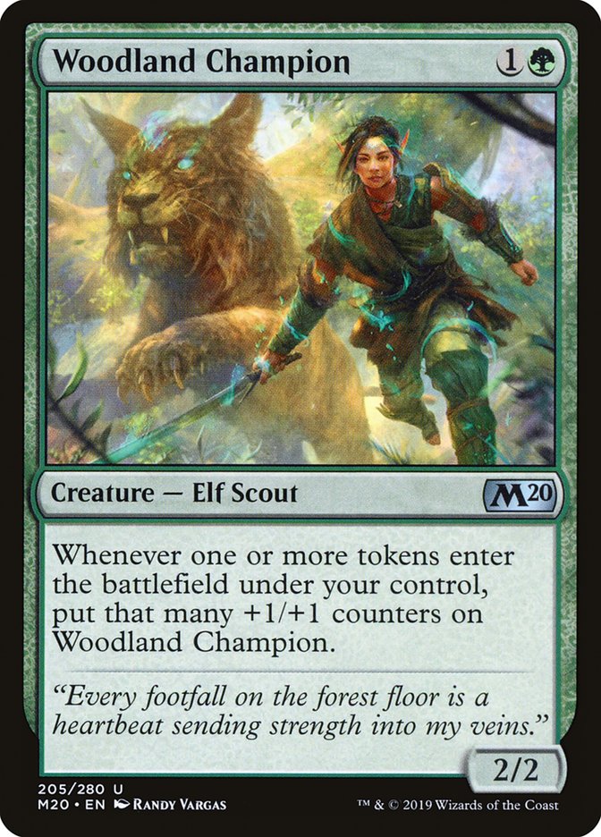Woodland Champion [Core Set 2020] | Good Games Adelaide SA