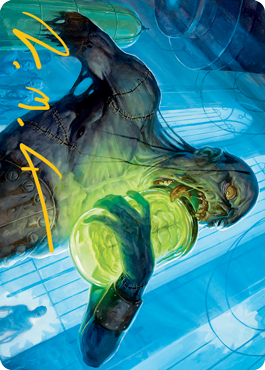 Larder Zombie Art Card (Gold-Stamped Signature) [Innistrad: Midnight Hunt Art Series] | Good Games Adelaide SA