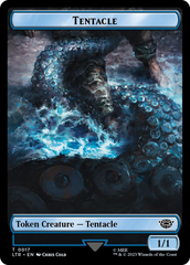 Tentacle // Food (0023) Double-Sided Token (Surge Foil) [The Lord of the Rings: Tales of Middle-Earth Tokens] | Good Games Adelaide SA