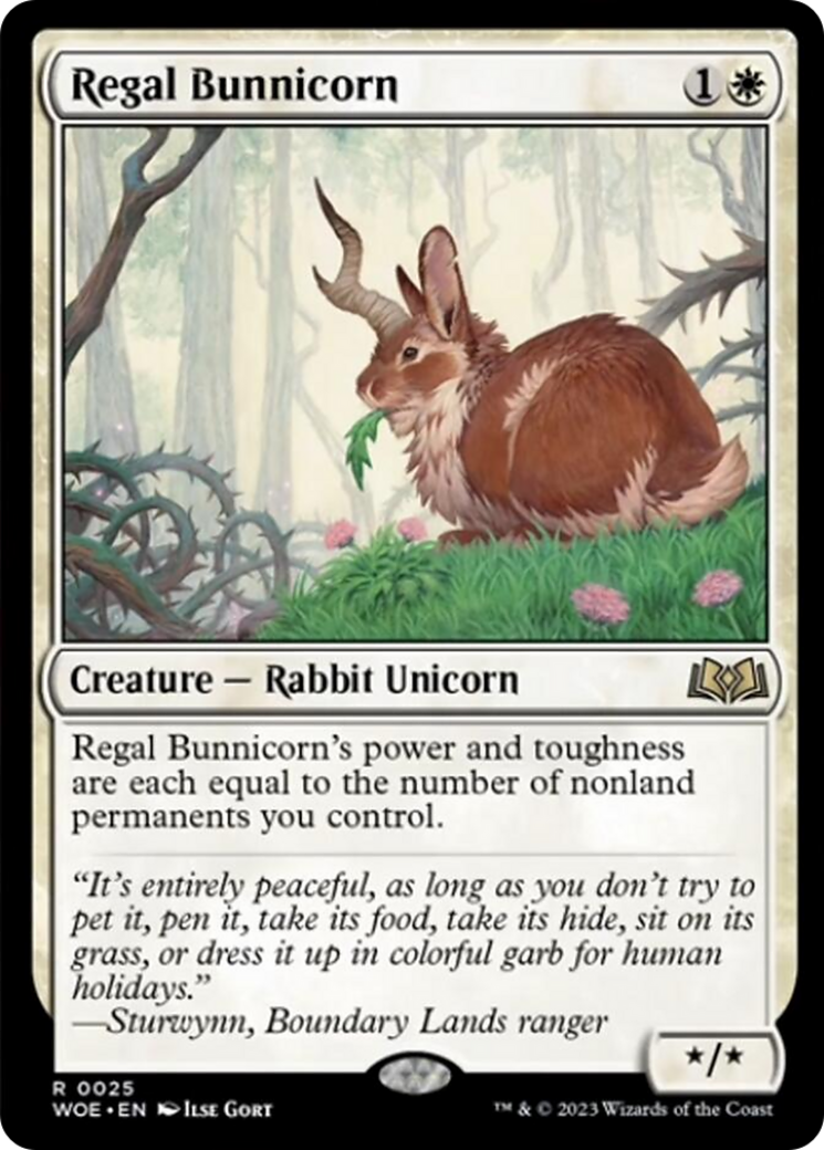 Regal Bunnicorn [Wilds of Eldraine] | Good Games Adelaide SA