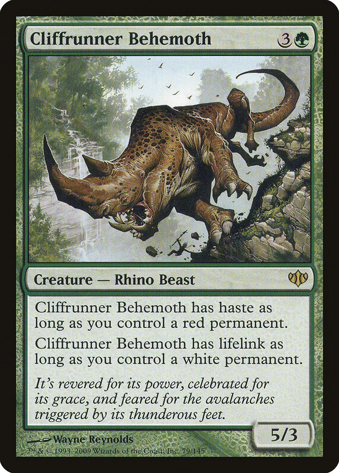 Cliffrunner Behemoth 79 (Conflux)  - Foil | Good Games Adelaide SA
