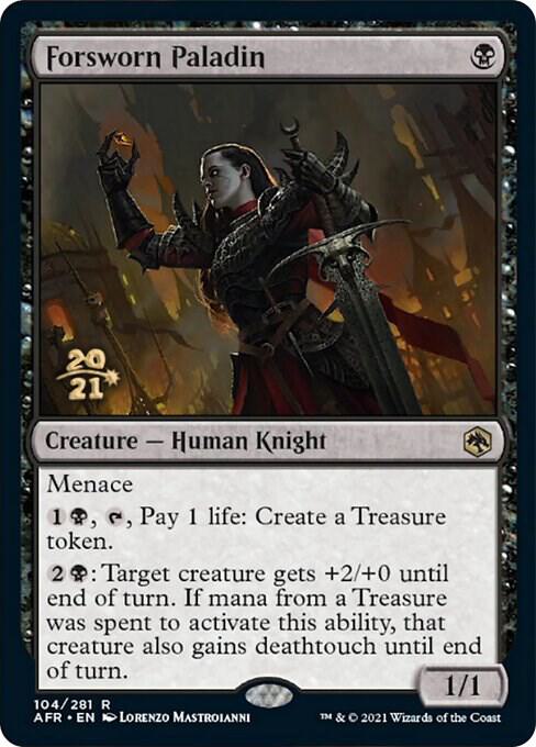 Forsworn Paladin 104 (Prerelease Cards)  - Foil | Good Games Adelaide SA