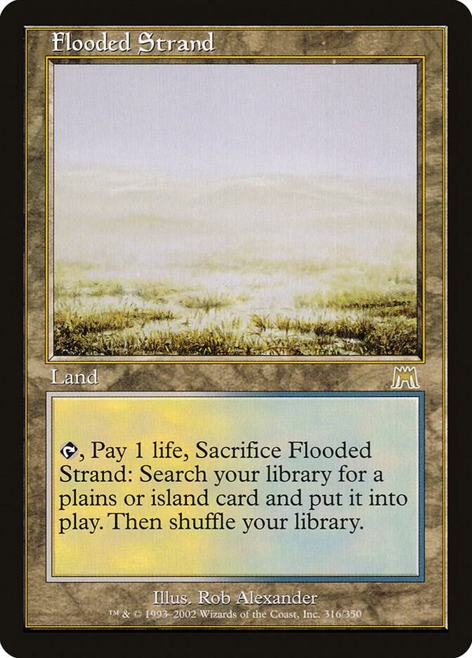 Flooded Strand 316 (Onslaught)  - Foil | Good Games Adelaide SA