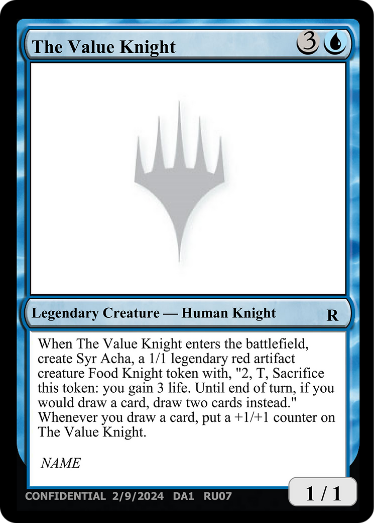 The Value Knight [Unknown Event] | Good Games Adelaide SA