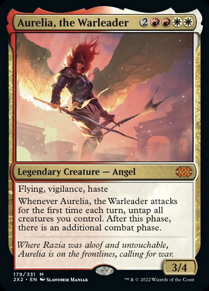 Aurelia, the Warleader [Double Masters 2022] | Good Games Adelaide SA