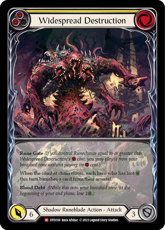 Widespread Destruction (Extended Art) [DTD138] (Dusk Till Dawn)  Rainbow Foil | Good Games Adelaide SA
