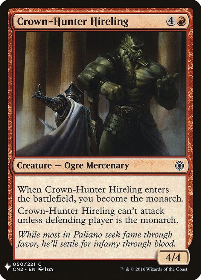 Crown Hunter Hireling 50 (The List Reprints)  | Good Games Adelaide SA