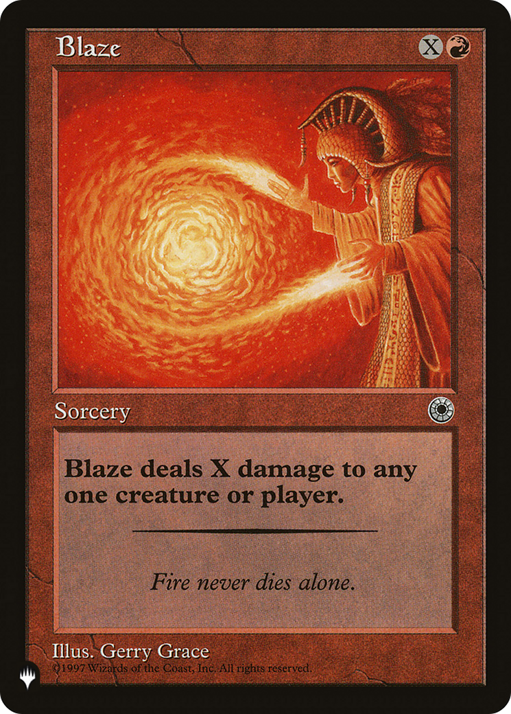 Blaze [The List Reprints] | Good Games Adelaide SA