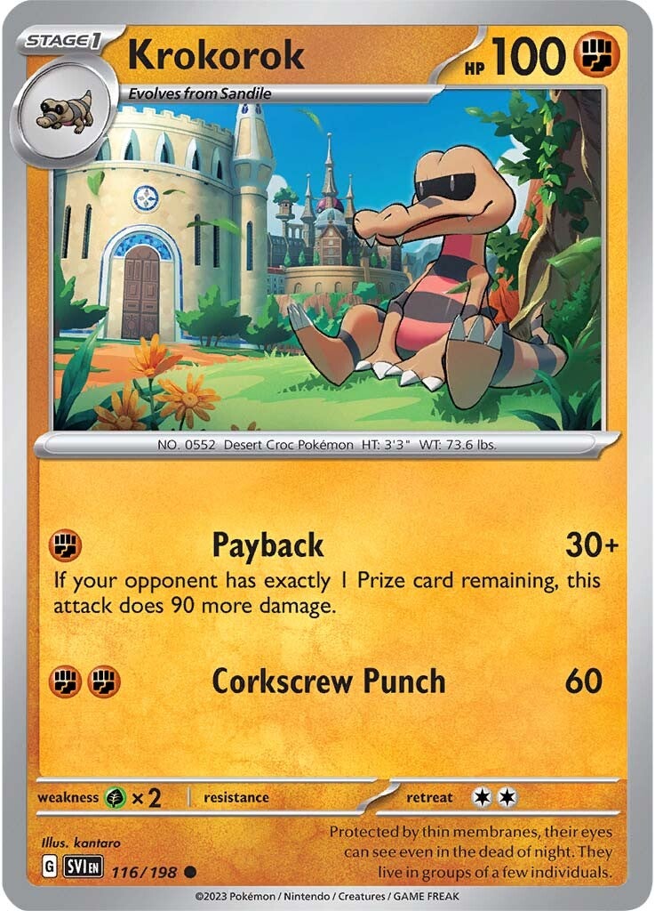 Krokorok (116/198) [Scarlet & Violet: Base Set] | Good Games Adelaide SA