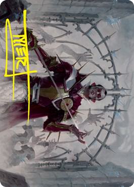 Cemetery Gatekeeper Art Card Gold Stamped Signature 39 (Art Series: Innistrad: Crimson Vow)  | Good Games Adelaide SA