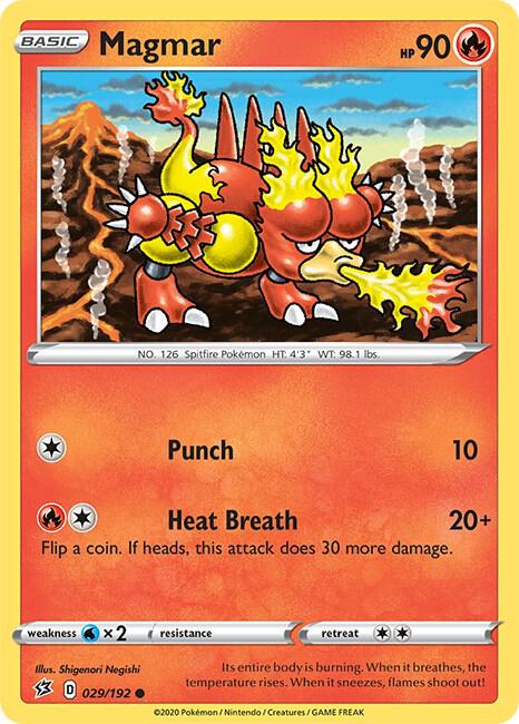Magmar 029/192 (SWSH02: Rebel Clash)  | Good Games Adelaide SA