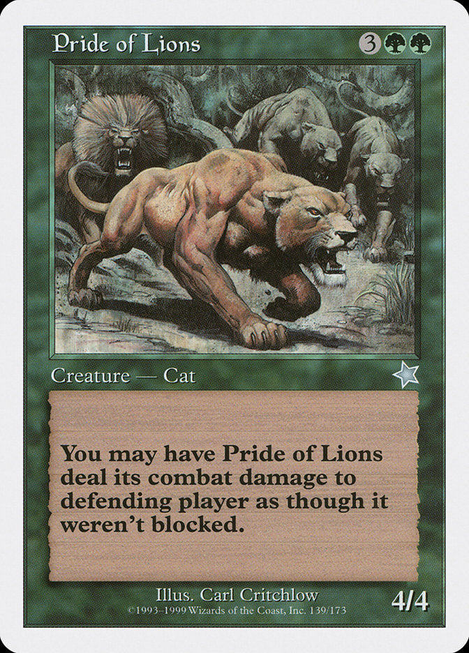 Pride of Lions [Starter 1999] | Good Games Adelaide SA