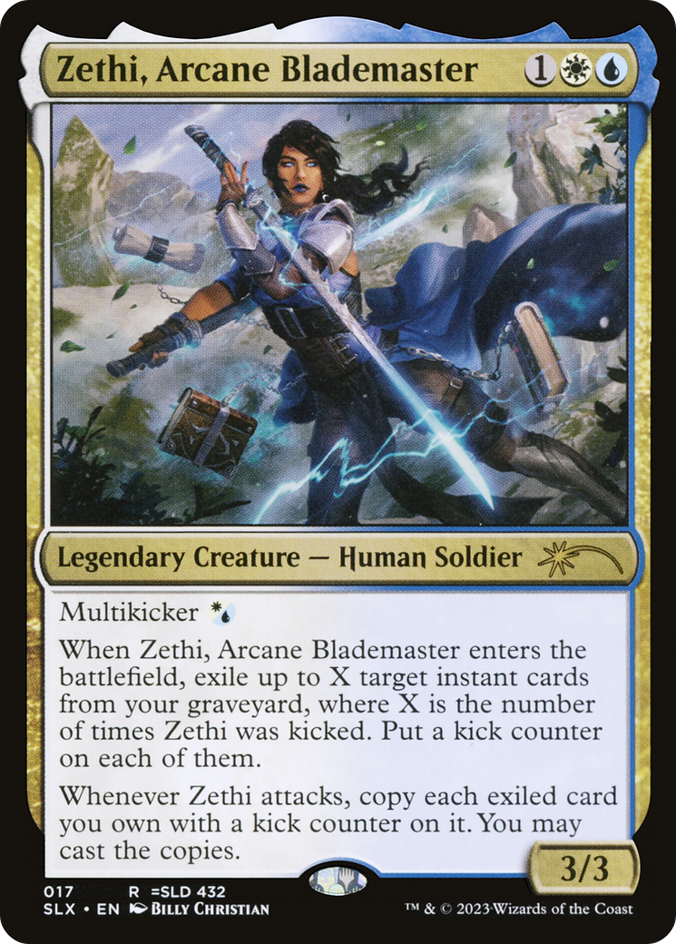 Zethi, Arcane Blademaster [Secret Lair: Universes Within] | Good Games Adelaide SA