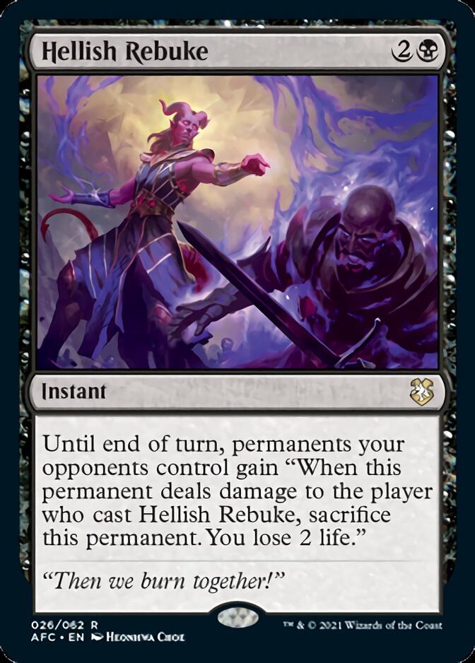 Hellish Rebuke [Dungeons & Dragons: Adventures in the Forgotten Realms Commander] | Good Games Adelaide SA