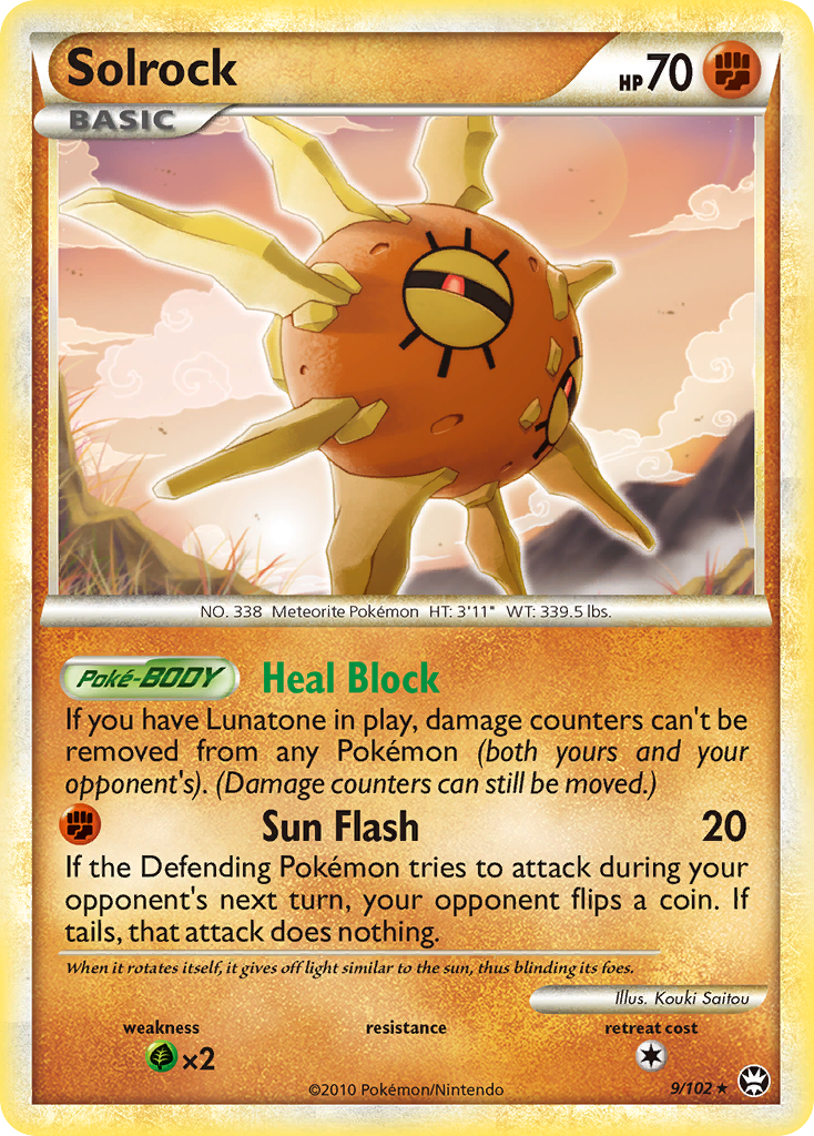 Solrock (9/102) [HeartGold & SoulSilver: Triumphant] | Good Games Adelaide SA