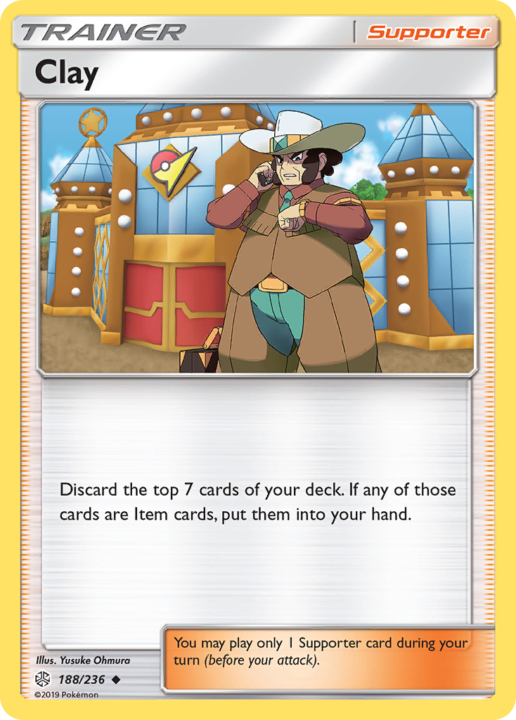 Clay (188/236) [Sun & Moon: Cosmic Eclipse] | Good Games Adelaide SA