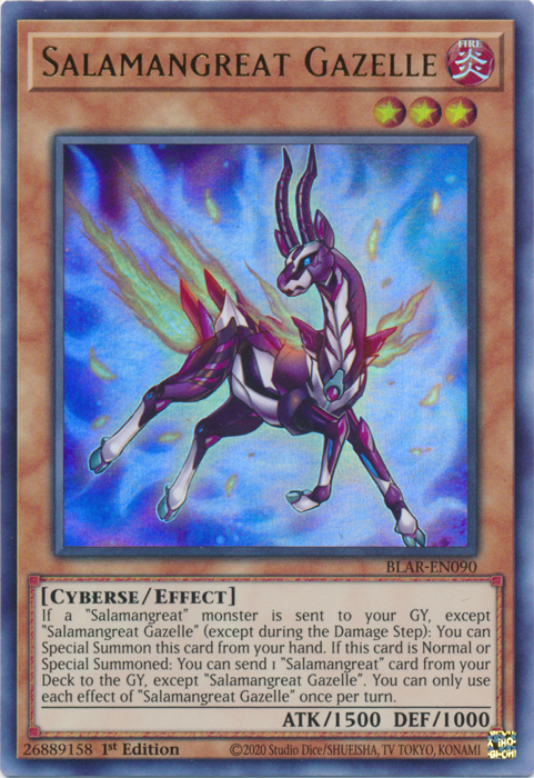 Salamangreat Gazelle [BLAR-EN090] Ultra Rare | Good Games Adelaide SA