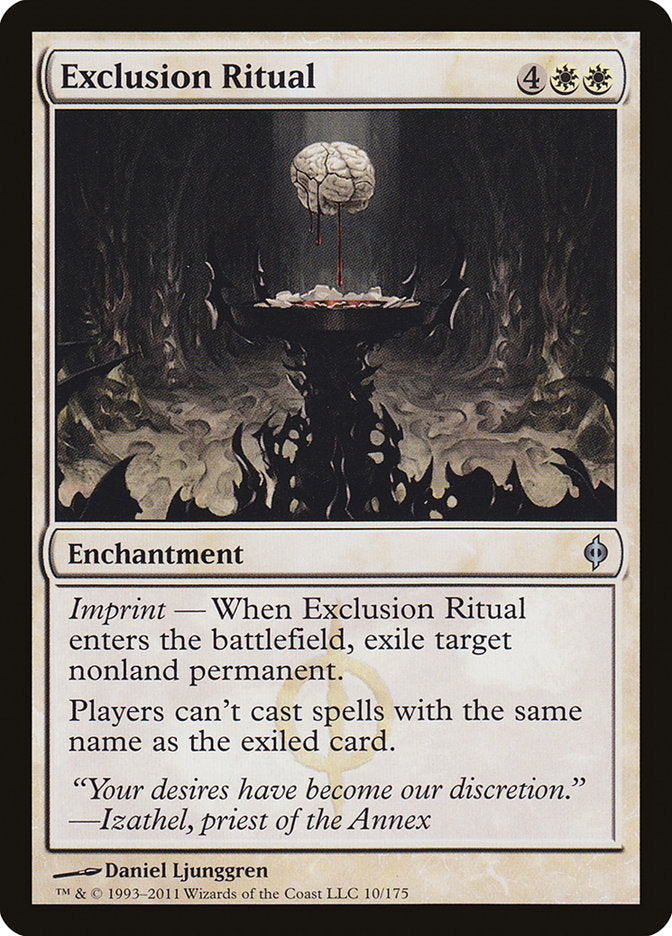 Exclusion Ritual 10 (New Phyrexia)  - Foil | Good Games Adelaide SA