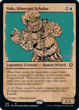Volo Itinerant Scholar Showcase 388 (Commander Legends: Battle for Baldur's Gate)  - Foil | Good Games Adelaide SA