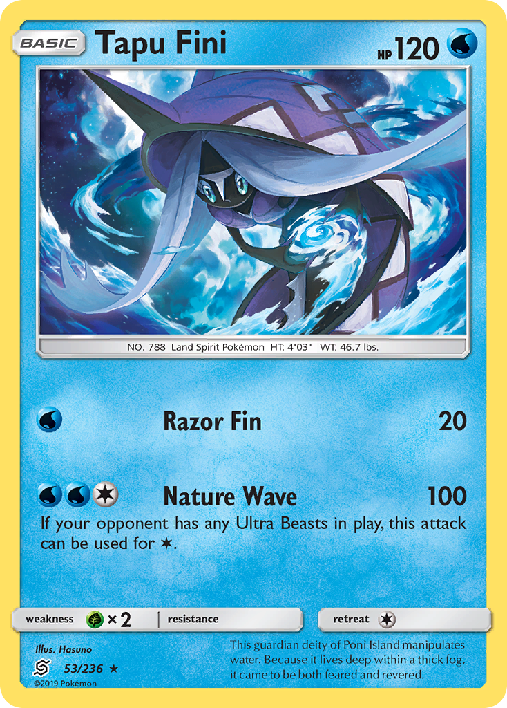 Tapu Fini (53/236) [Sun & Moon: Unified Minds] | Good Games Adelaide SA