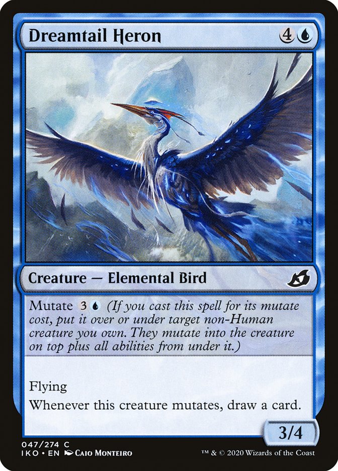 Dreamtail Heron 47 (Ikoria: Lair of Behemoths)  - Foil | Good Games Adelaide SA