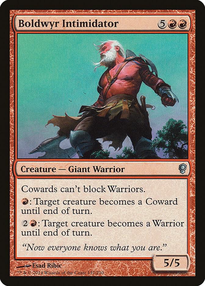 Boldwyr Intimidator 137 (Conspiracy)  - Foil | Good Games Adelaide SA
