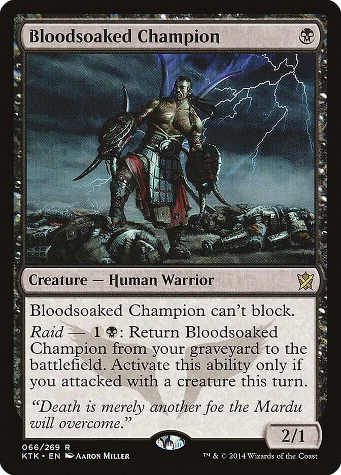 Bloodsoaked Champion 66 (Khans of Tarkir)  - Foil | Good Games Adelaide SA