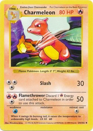 Charmeleon (24/102) [Base Set Shadowless Unlimited] | Good Games Adelaide SA