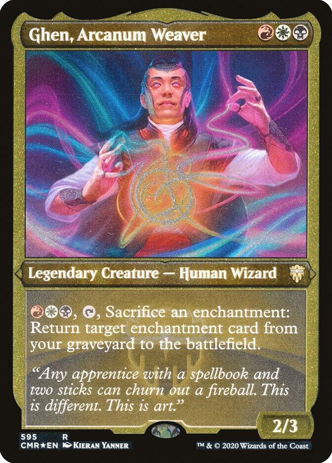 Ghen Arcanum Weaver Foil Etched 595 (Commander Legends)  - Foil | Good Games Adelaide SA