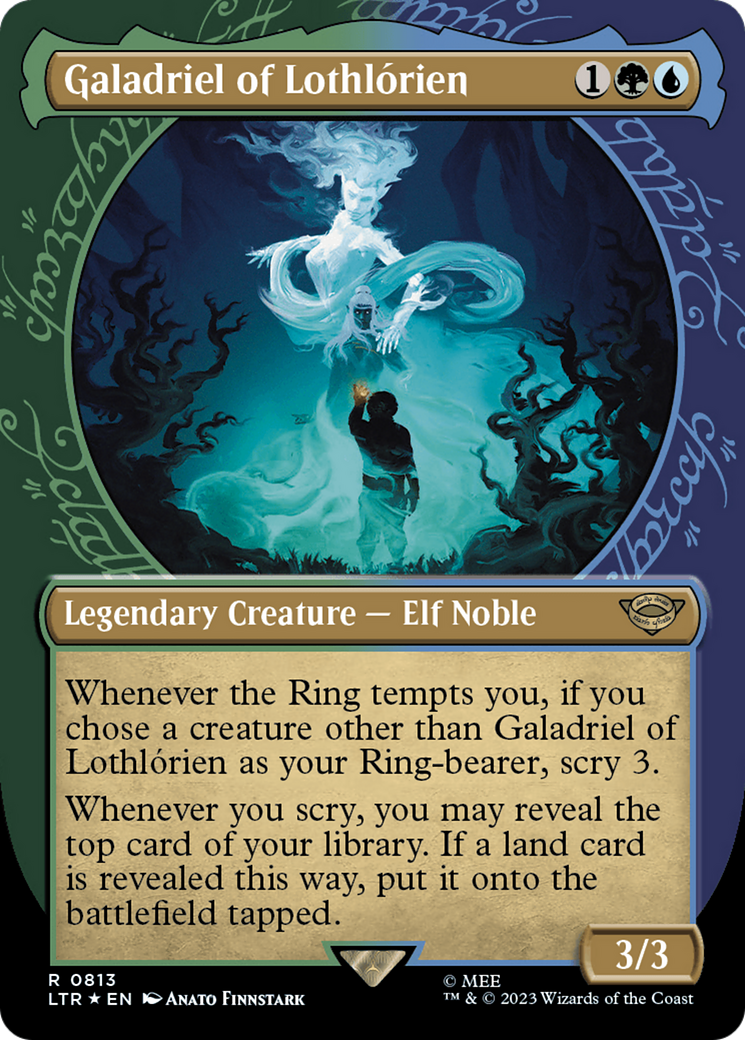 Galadriel of Lothlorien (Showcase) (Surge Foil) [The Lord of the Rings: Tales of Middle-Earth] | Good Games Adelaide SA