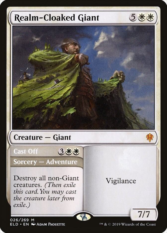 Realm-Cloaked Giant // Cast Off 26 (Throne of Eldraine)  - Foil | Good Games Adelaide SA