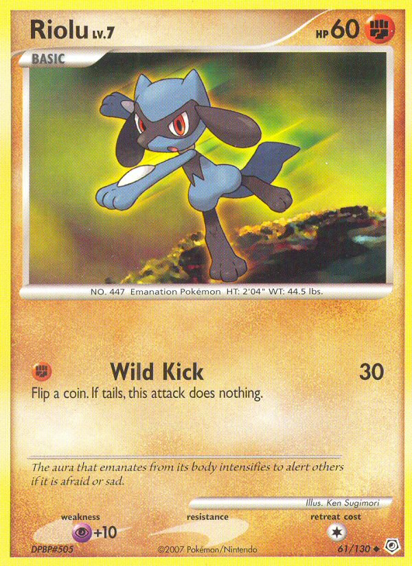 Riolu (61/130) [Diamond & Pearl: Base Set] | Good Games Adelaide SA