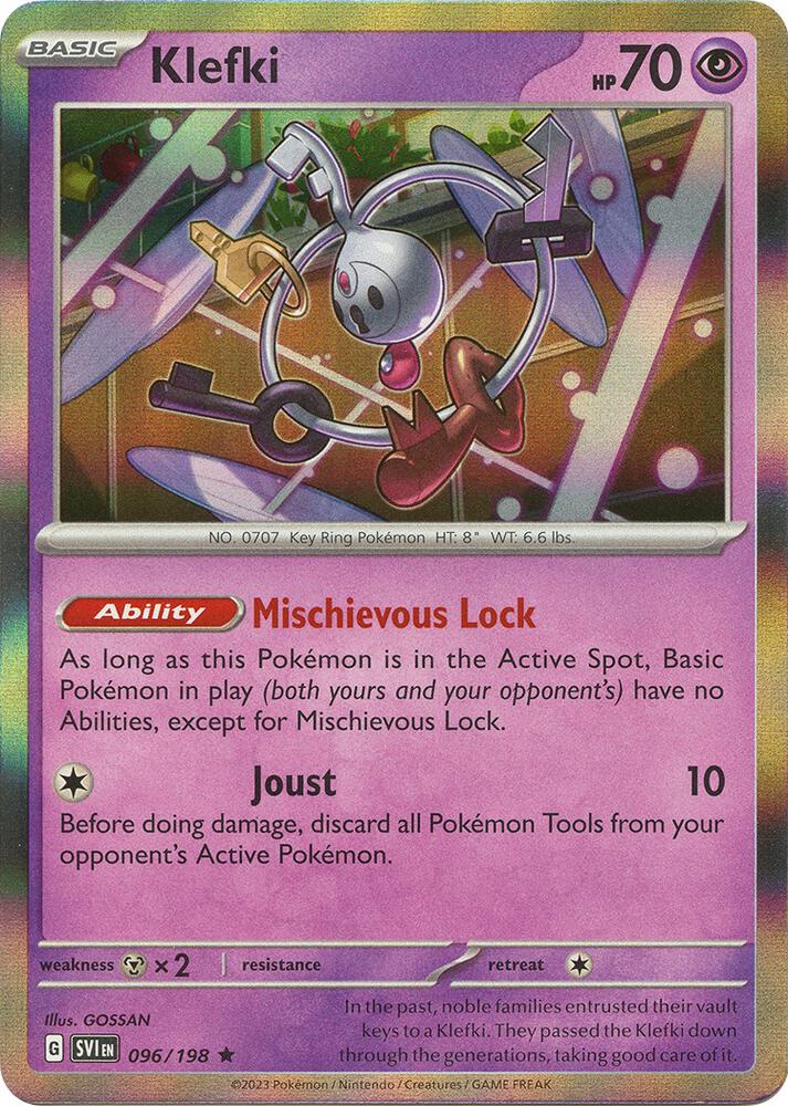 Klefki 096/198 (SV01: Scarlet & Violet Base Set)  - Holofoil | Good Games Adelaide SA