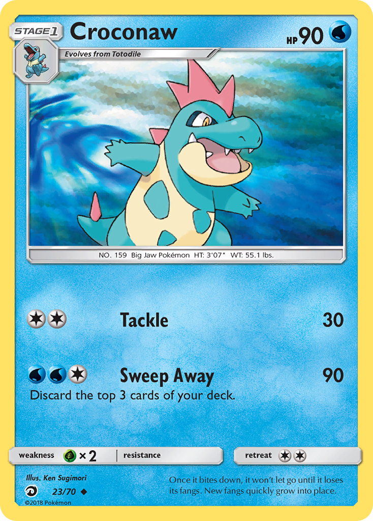 Croconaw (23/70) [Sun & Moon: Dragon Majesty] | Good Games Adelaide SA