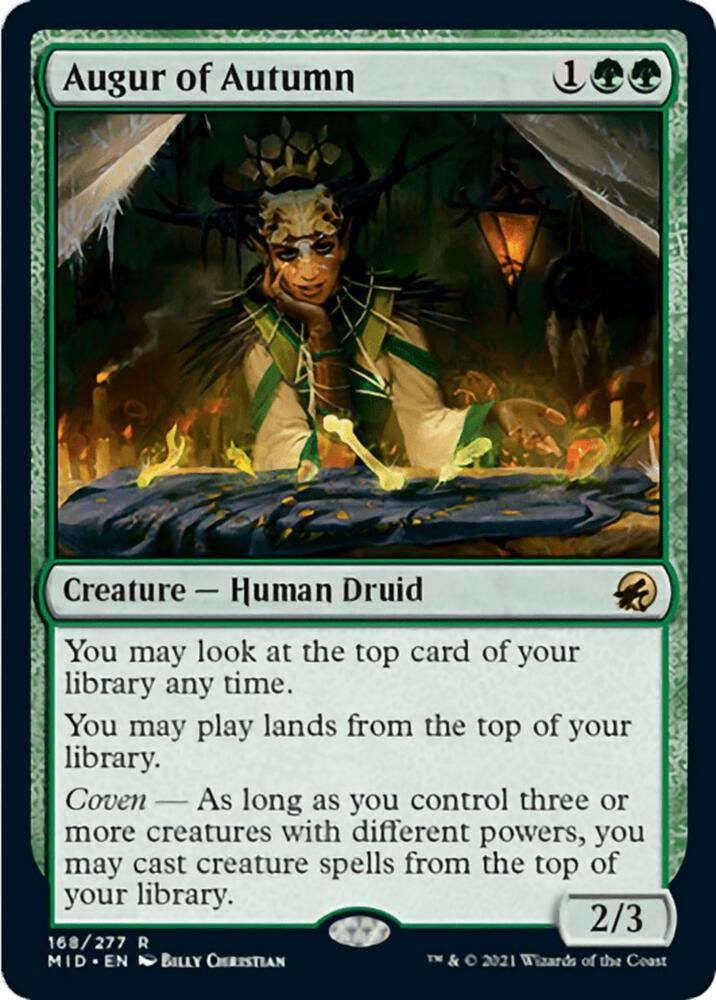 Augur of Autumn 168 (Innistrad: Midnight Hunt)  | Good Games Adelaide SA