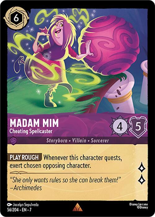 Madam Mim Cheating Spellcaster 56/204 (Archazia's Island)  - Cold Foil | Good Games Adelaide SA