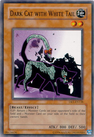 Dark Cat with White Tail [DR1-EN138] Common | Good Games Adelaide SA