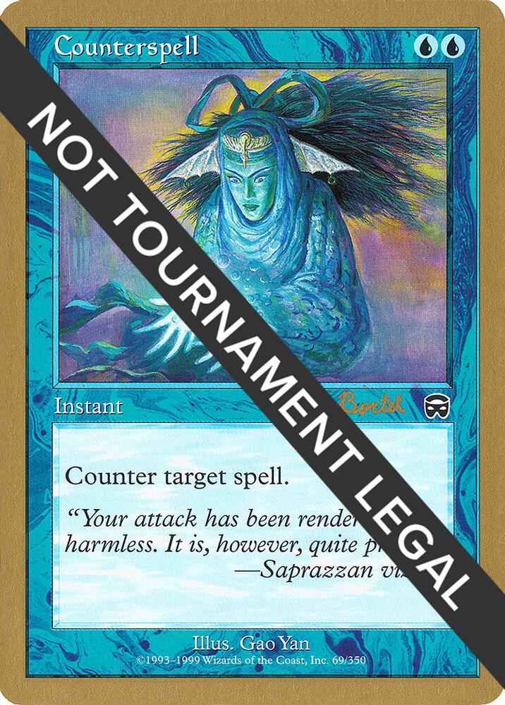 Counterspell 2001 Alex Borteh MMQ ab69/138 (World Championship Decks)  | Good Games Adelaide SA