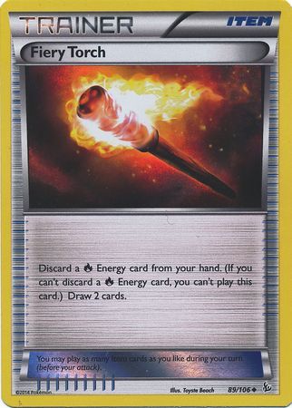 Fiery Torch (89/106) (Sheen Holo Pyroar Collection Exclusive) [XY: Flashfire] | Good Games Adelaide SA