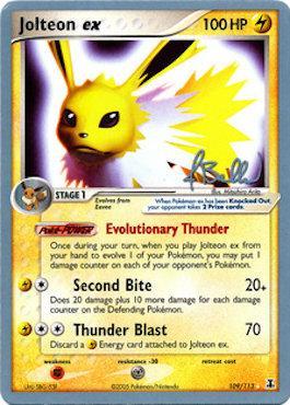 Jolteon ex (109/113) (Eeveelutions - Jimmy Ballard) [World Championships 2006] | Good Games Adelaide SA
