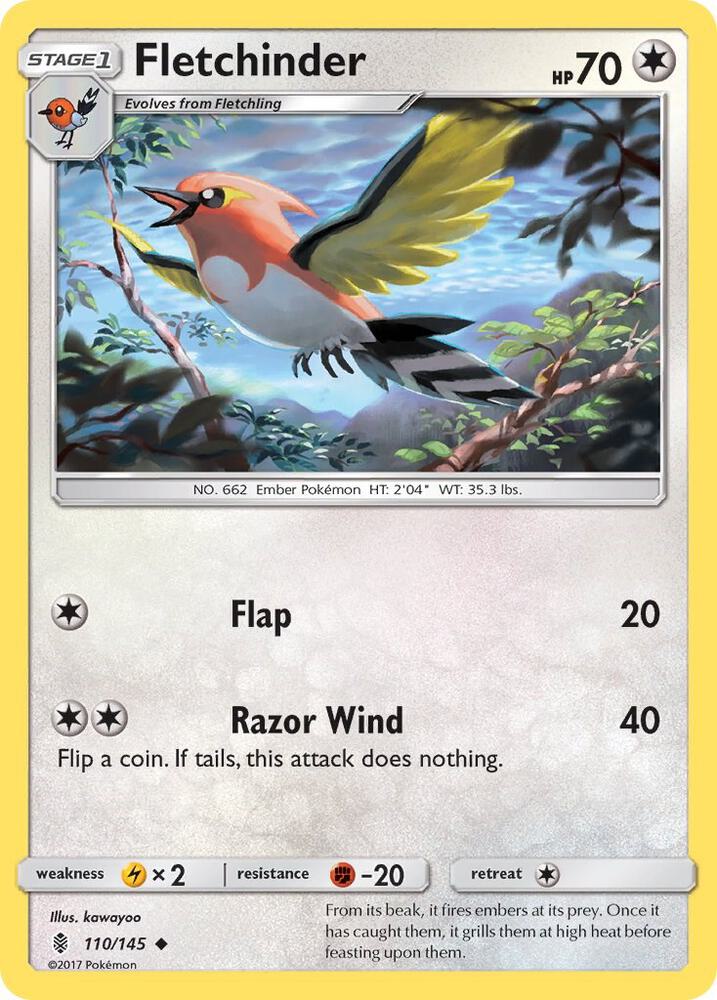 Fletchinder 110/145 (SM - Guardians Rising)  | Good Games Adelaide SA