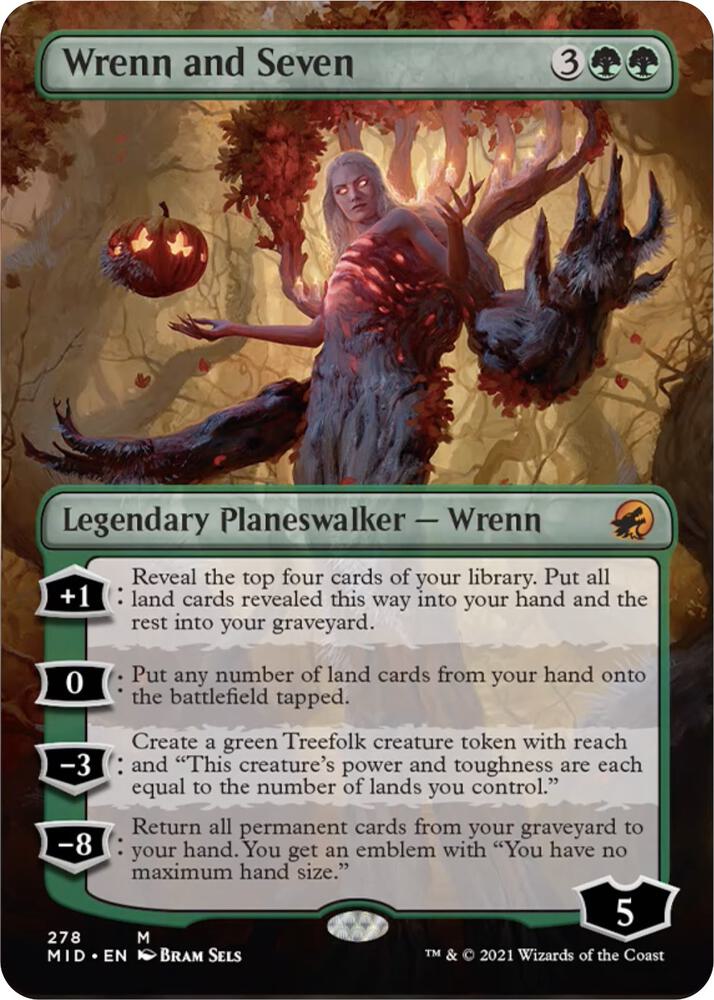Wrenn and Seven Borderless 278 (Innistrad: Midnight Hunt)  | Good Games Adelaide SA