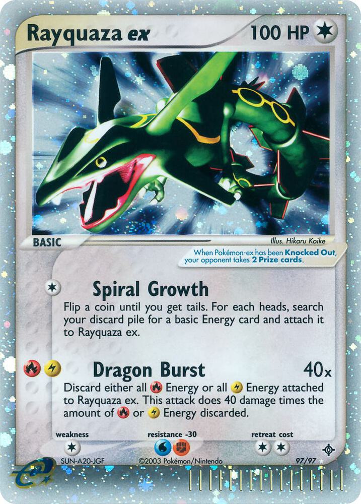 Rayquaza ex 97/97 (Dragon)  - Holofoil | Good Games Adelaide SA