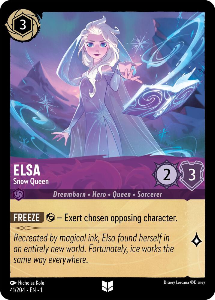 Elsa Snow Queen 41/204 (The First Chapter)  | Good Games Adelaide SA