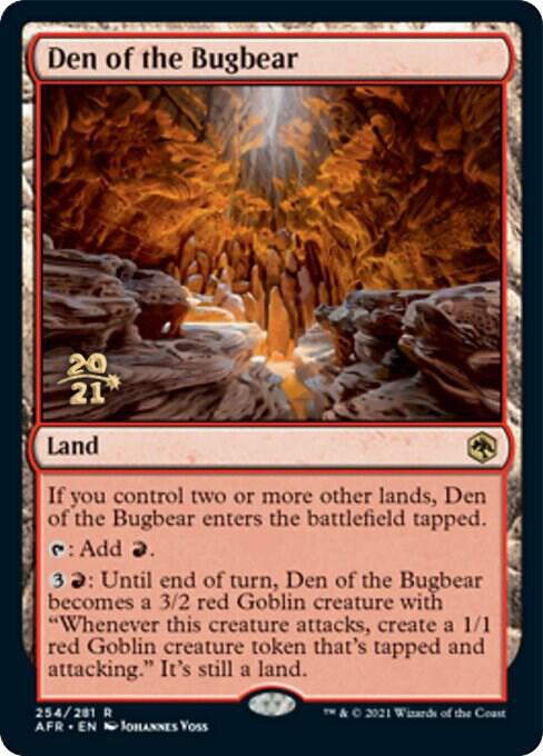 Den of the Bugbear 254 (Prerelease Cards)  - Foil | Good Games Adelaide SA