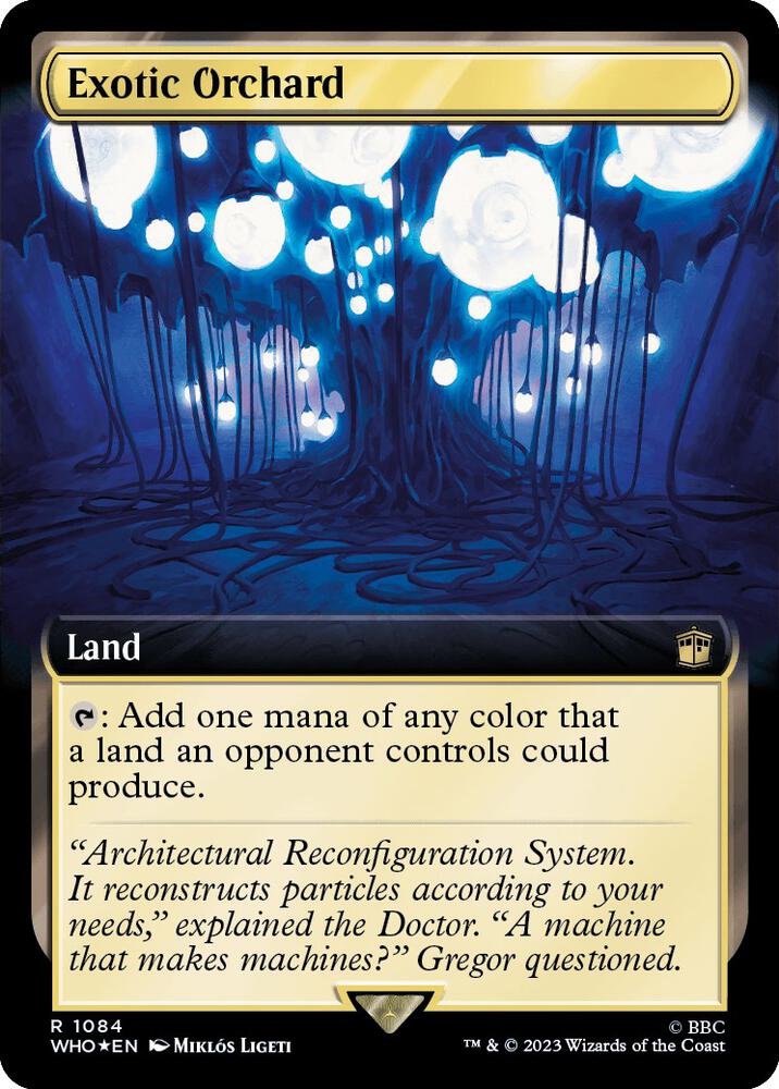 Exotic Orchard 1084 (Universes Beyond: Doctor Who)  - Foil | Good Games Adelaide SA