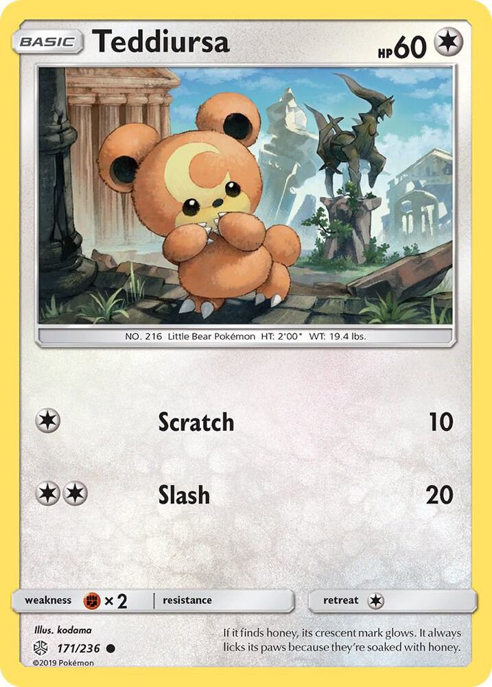 Teddiursa 171/236 (SM - Cosmic Eclipse)  | Good Games Adelaide SA