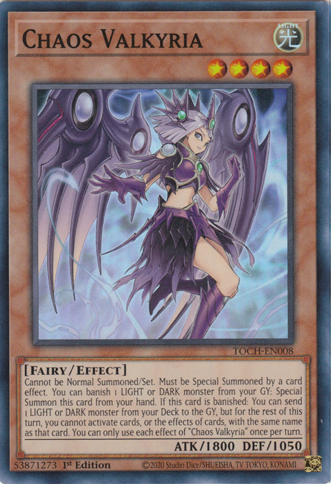 Chaos Valkyria [TOCH-EN008] Super Rare | Good Games Adelaide SA